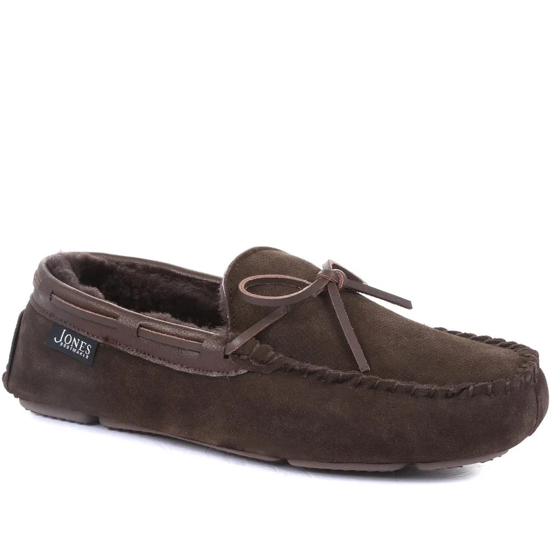 Dallas Sheepskin Lined Slippers - DALLAS / 319 283 - Brown