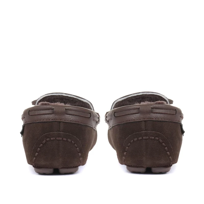 Dallas Sheepskin Lined Slippers - DALLAS / 319 283 - Brown