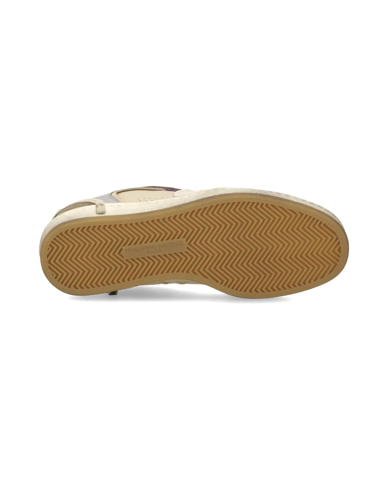 Sneakers Pgal Women, Beige Grey Animal-Print