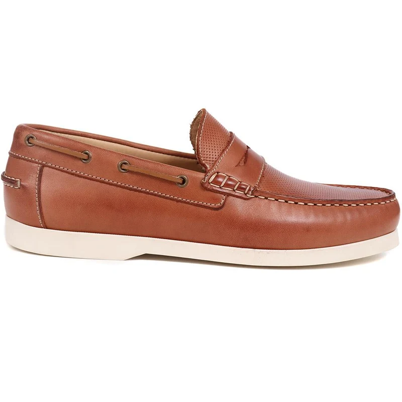 Partick Leather Moccasin - PARTICK / 325 135 - Tan