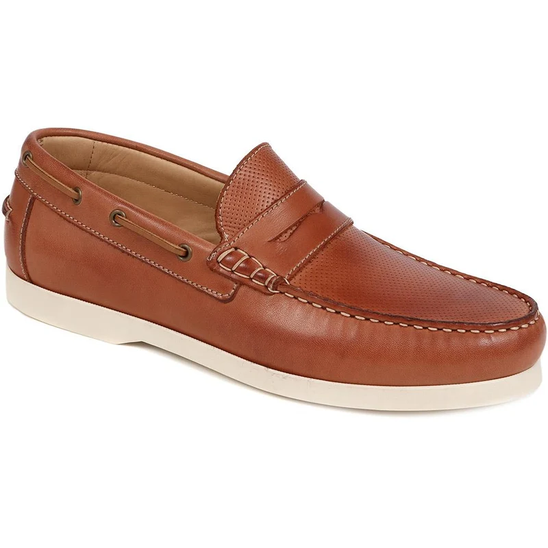Partick Leather Moccasin - PARTICK / 325 135 - Tan