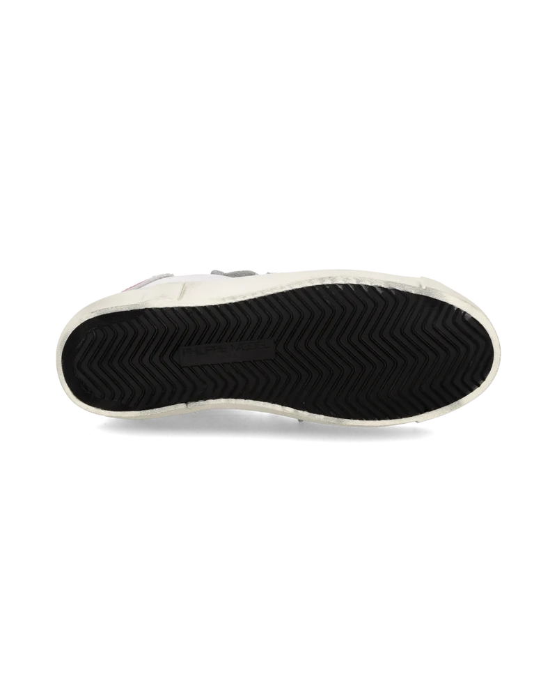 Sneakers Prsx Women, White Fuchsia Dove Grey