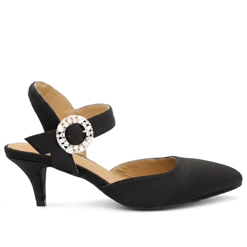 Yuliana Leather Stiletto Heel Court Shoes - YULIANA / 330 063