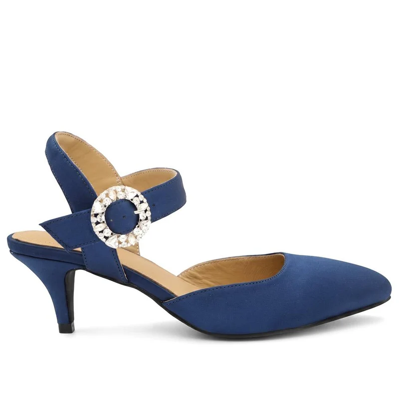 Yuliana Leather Stiletto Heel Court Shoes - YULIANA / 330 063