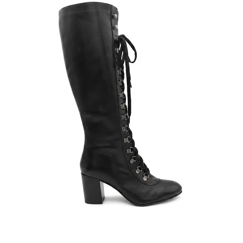 Lianalong Leather Calf Length Boots - LIANALONG / 329 771