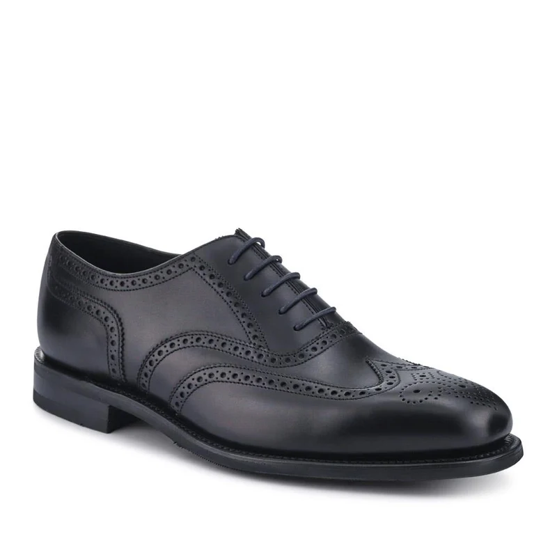 Buckingham Wide-Fit Leather Brogues - LOA41501 / 327 668 - Black