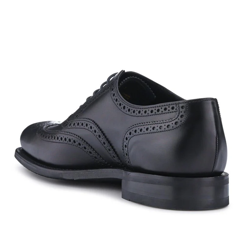 Buckingham Wide-Fit Leather Brogues - LOA41501 / 327 668 - Black