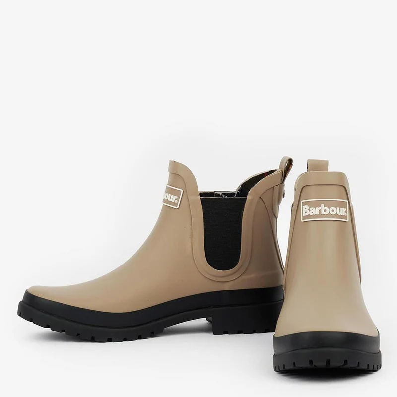 Mallow Ankle Wellington Boots - BARBR36516 / 322 451 - Beige