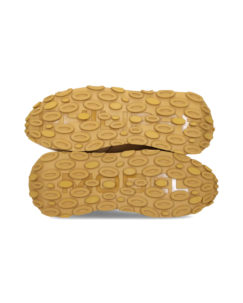 Sneakers Tropez Haute Women with metallic details, Beige