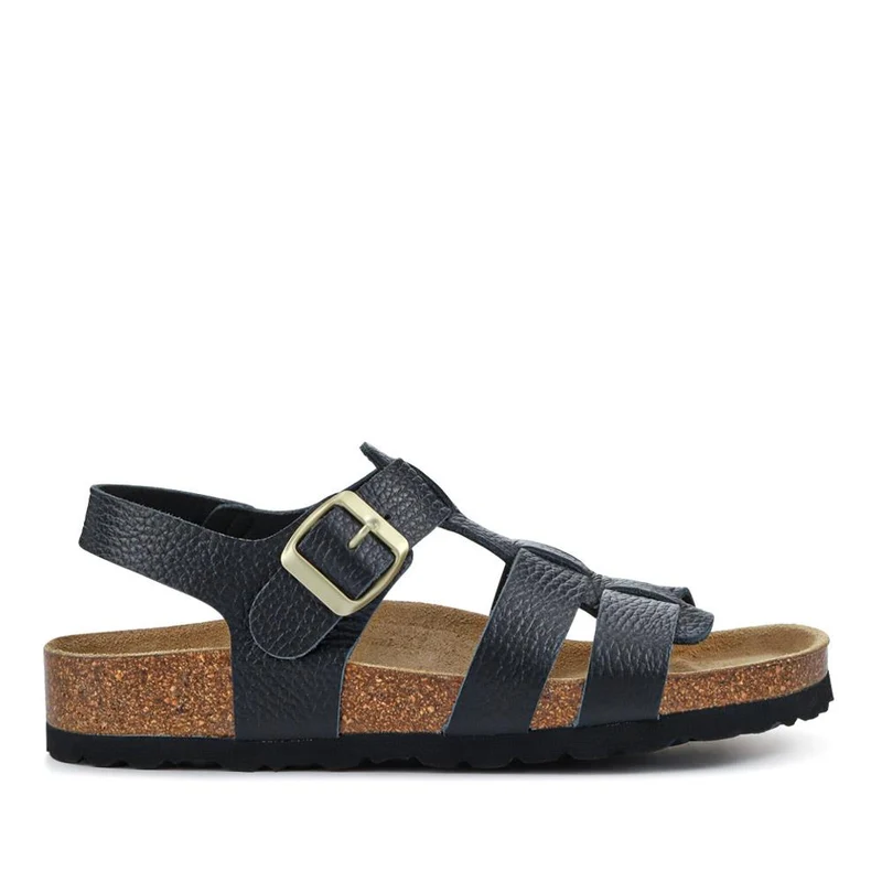 Jean Leather Sandals - JEAN / 325 289 - Black