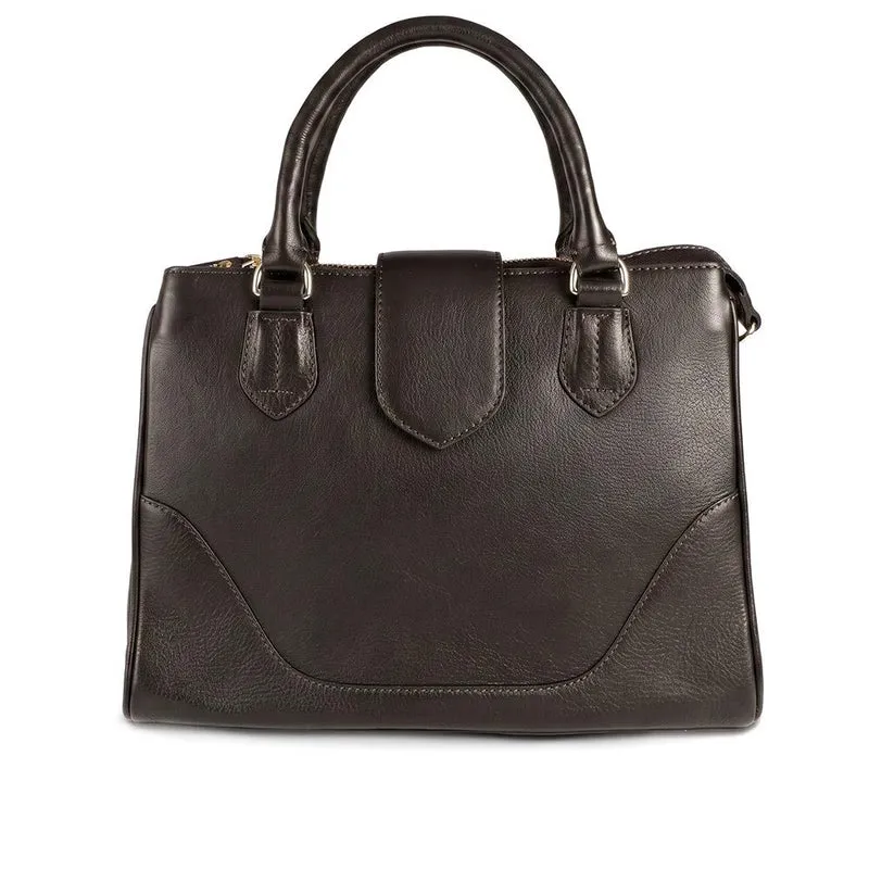 Wisteria Luxury Leather Handbag - WISTERIA / 328 161