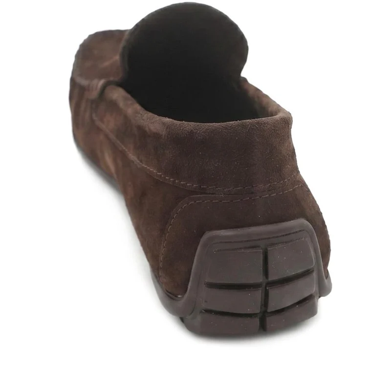 Zachariah Leather Slippers - ZACHARIAH / 330 219 - Brown Suede