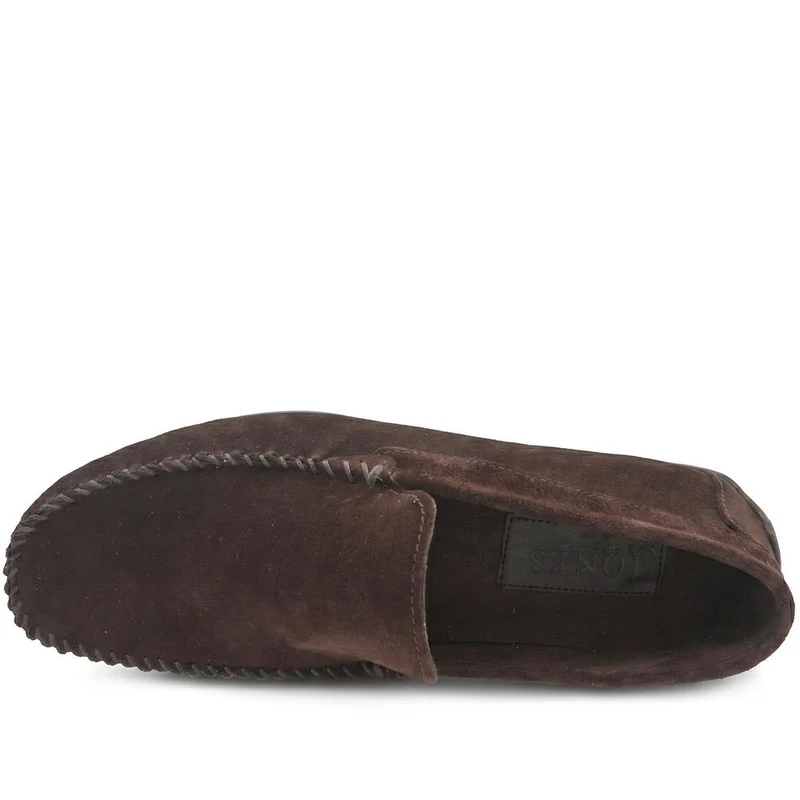Zachariah Leather Slippers - ZACHARIAH / 330 219 - Brown Suede