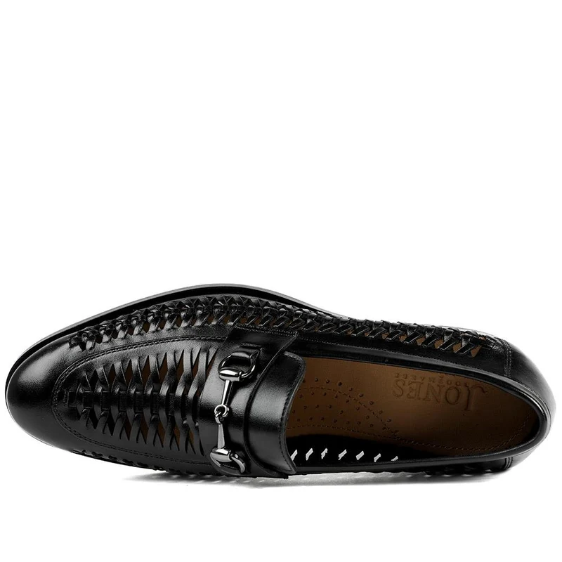 Rylee Slip On Leather Loafers - RYLEE / 328 718 - Black