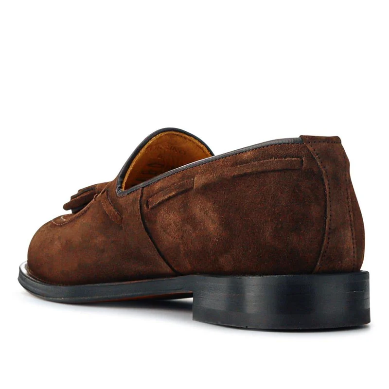 Corsino Smart Leather Loafers - CORSINO / 327 356 - Dark Brown Suede