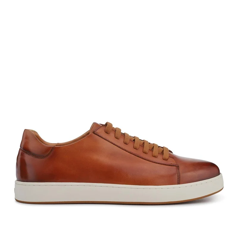Simone Wide-Fit Leather Trainers - SIMEONE / 328 099