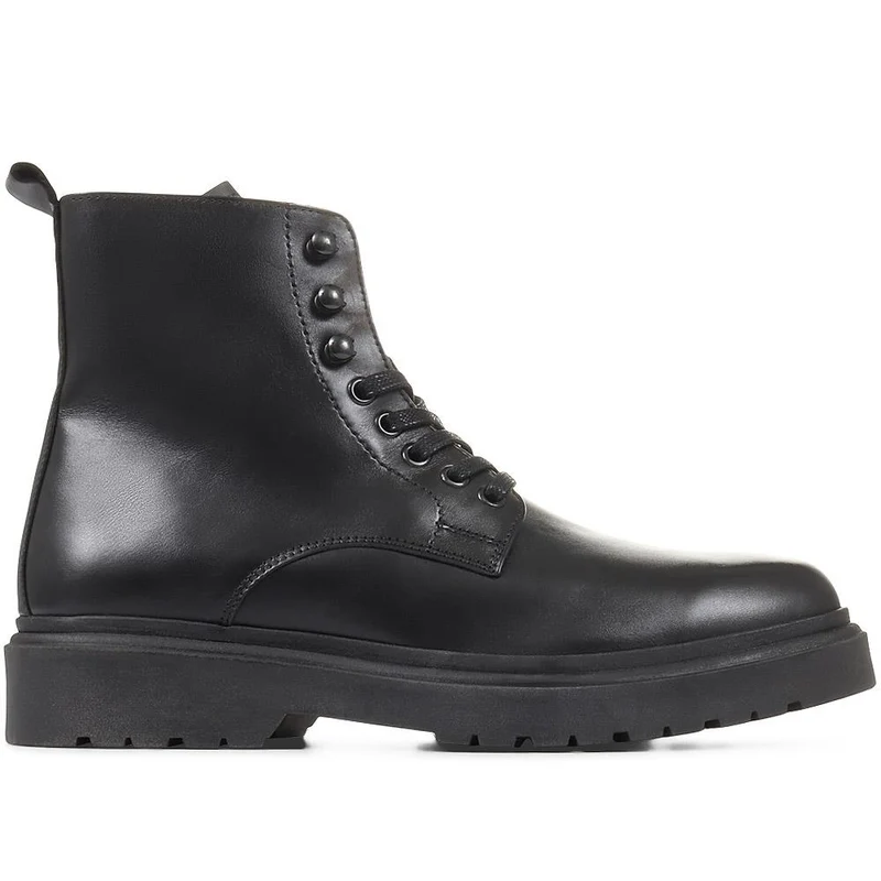 Enzo Leather Ankle Boots - ENZO / 322 967 - Black