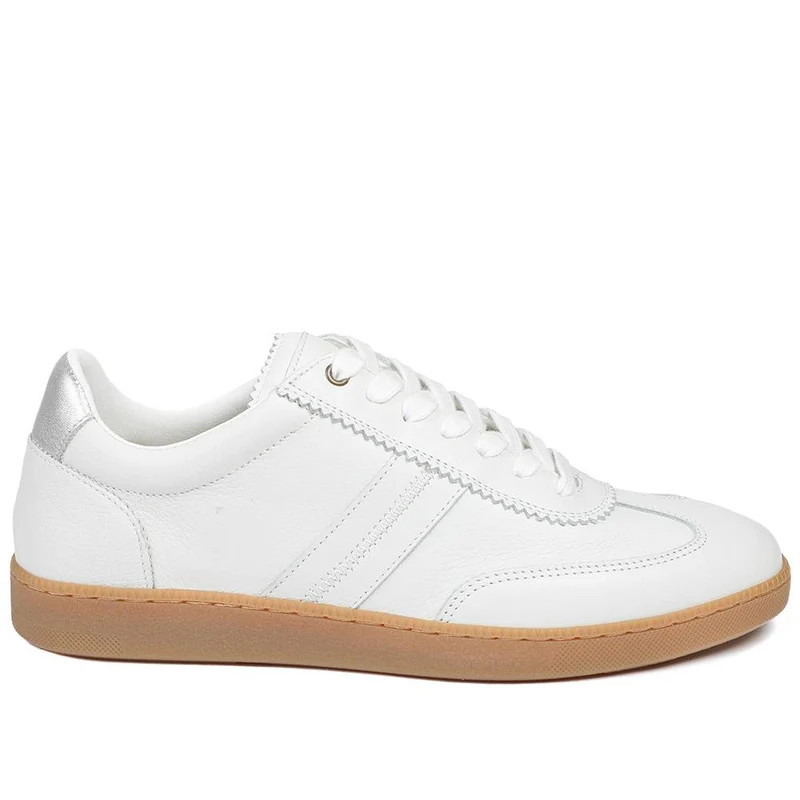 Annora Casual Leather Trainers - ANNORA / 328 757