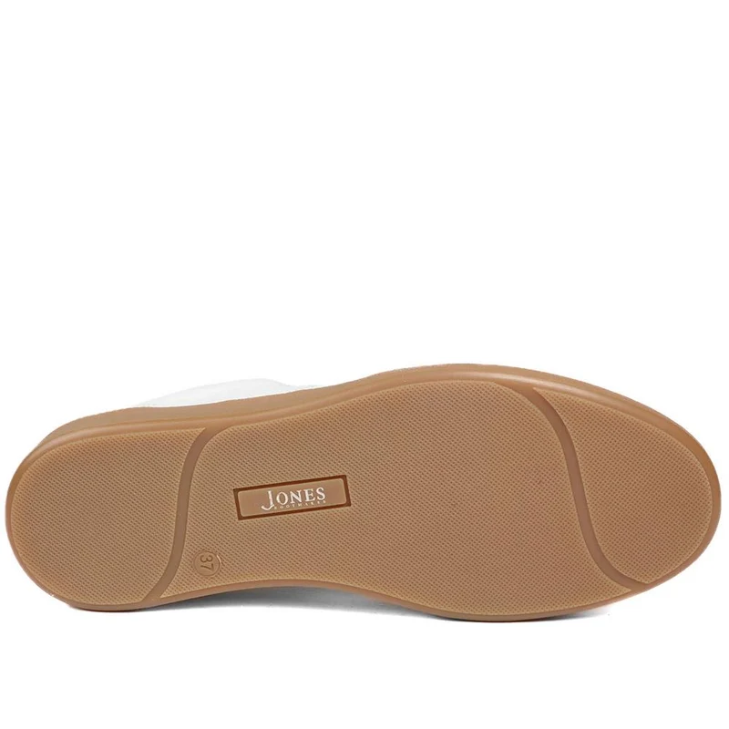 Annora Casual Leather Trainers - ANNORA / 328 757 - White