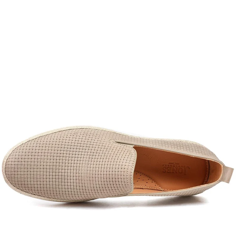 Quince Leather Espadrille Slip On Shoes - QUINCE / 328 788 - Sand Nubuck
