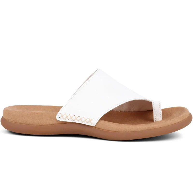 Lanzarote Gabor Leather Toe Loop Mules - GAB29615 / 314 556