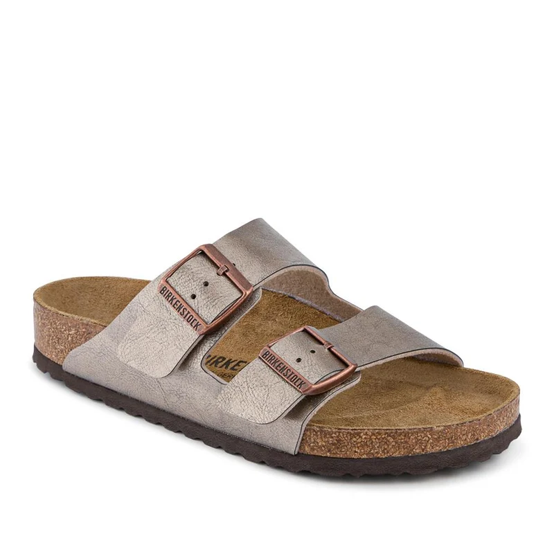 Arizona Dual Strap Sandals - BIRK37016 / 324 055 - Metallic Beige