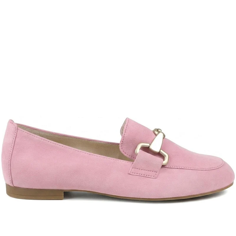 Jangle Gabor Suede Buckle Loafers - GAB37500 / 323 288