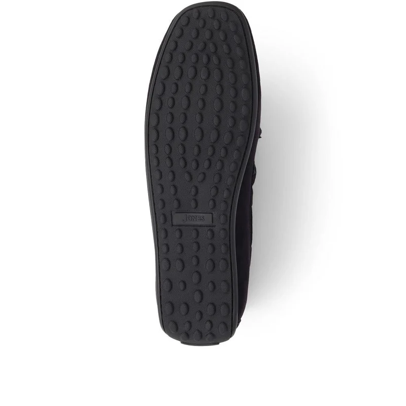 Plymouth Leather Moccasins - PLYMOUTH / 325 094 - Navy Suede