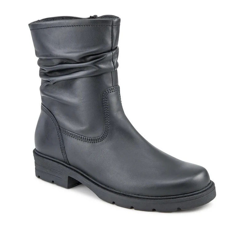 Trusted Gabor Leather Slouch Boots - GAB42518 / 327 884 - Black