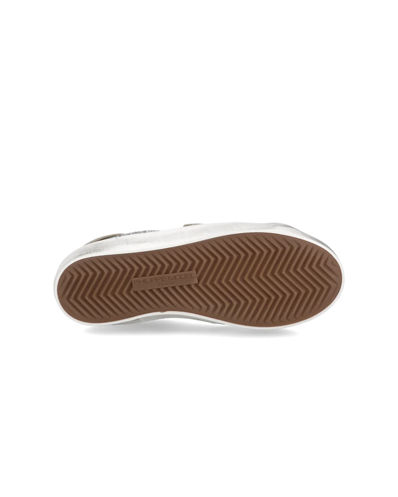 Sneakers Prsx Kids, Silver Neon