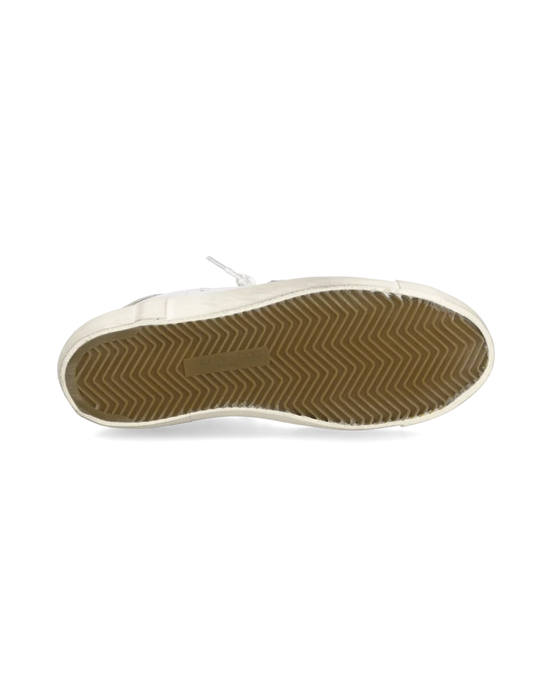 Sneakers Prsx Men with drapeau label, White Bluette
