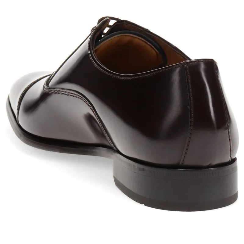 Marvin Leather Oxford Shoes - MARVIN / 325 748 - Dark Brown