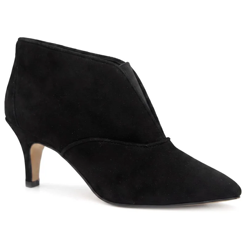 Kalliope Smart Leather Stiletto Ankle Boots - KALLIOPE / 329 779 - Black