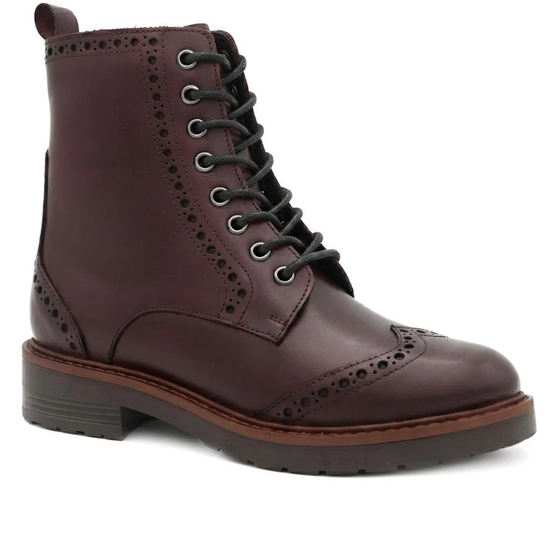 Noho Brogue Boots - NOHO / 326 023 - Burgundy
