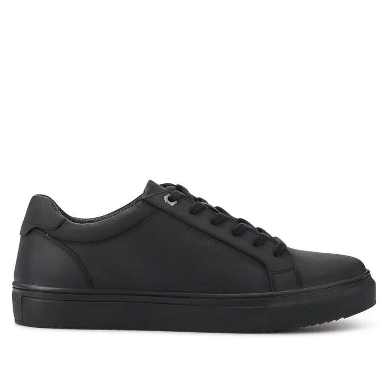 Harlow Cushioned Leather Trainers - HARLOW / 326 971 - Black