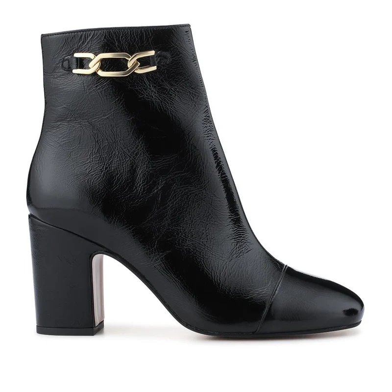 Kamari Leather Zip-Up Ankle Boots - KAMARI / 328 542