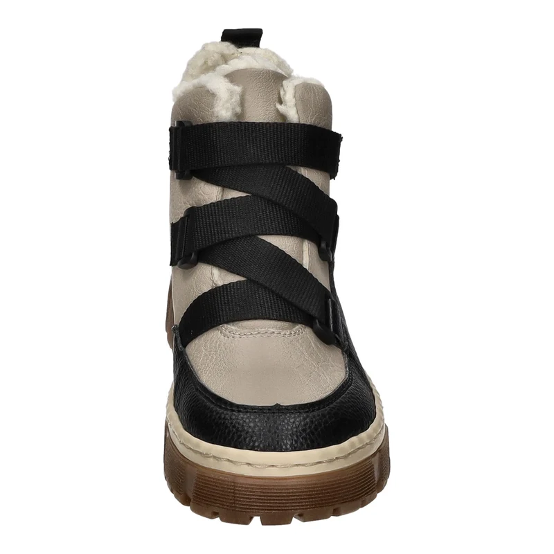 Rieker Schlupf-/Reißverschlußstiefelette Warmfutter bis 35mm Absatz (casual)