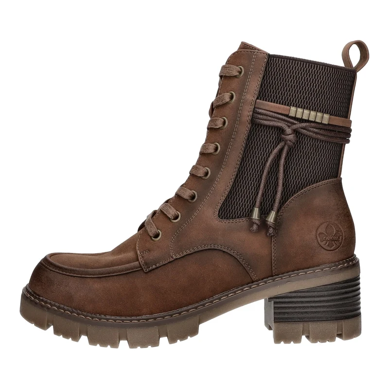 Rieker Schnürstiefelette Warmfutter ab 35mm Absatz