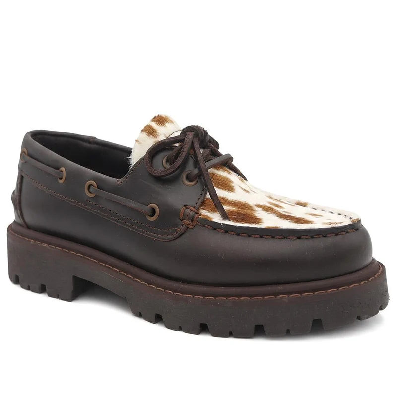 Perdita Leather Platform Moccasins - PERDITA / 328 592 - Cow