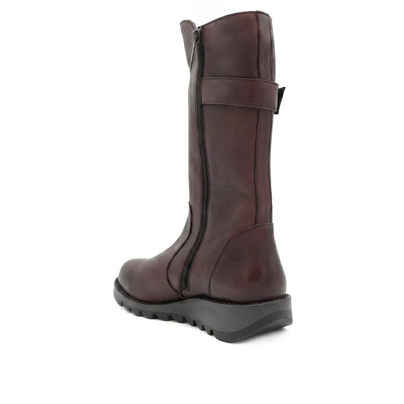 Edita2 Leather Long Boots - EDITA2 / 329 733 - Burgundy