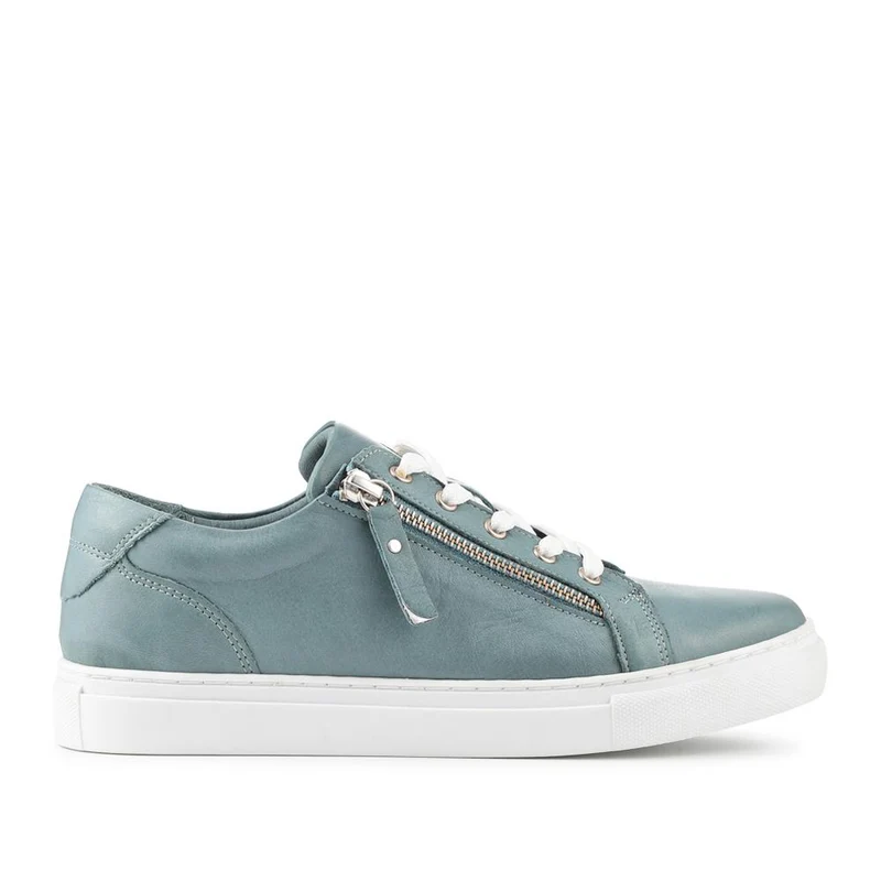 Padova2 Leather Lace-Up Trainers - PADOVA2 / 324 917 - Teal