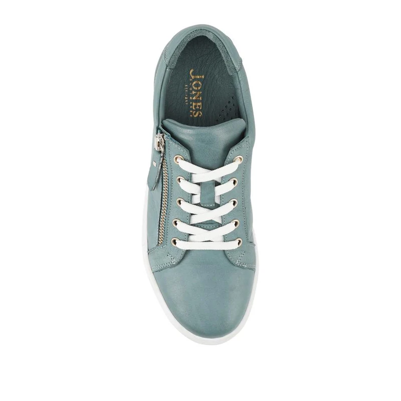Padova2 Leather Lace-Up Trainers - PADOVA2 / 324 917 - Teal