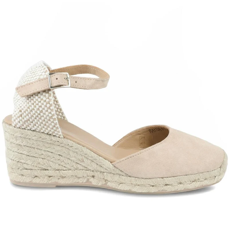 Rayna Leather Buckled Espadrilles - RAYNA / 329 413