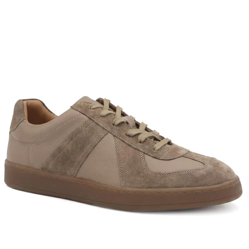 Santo Leather Trainers - SANTO / 328 816 - Taupe