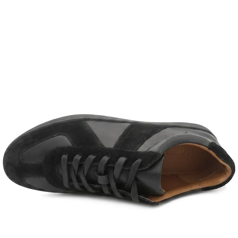 Santo Leather Trainers - SANTO / 328 816 - Black