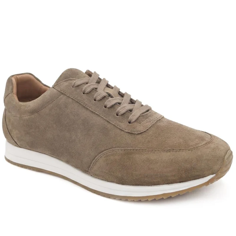 Southend2 Leather Trainers - SOUTHEND2 / 325 111 - Taupe Suede