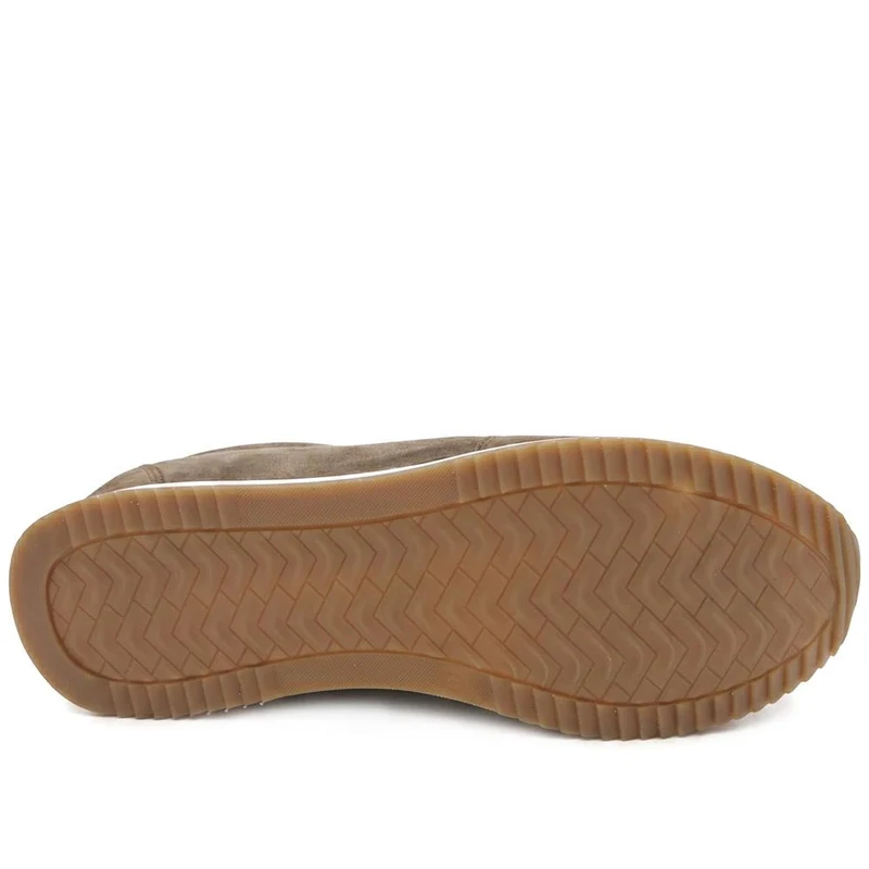 Southend2 Leather Trainers - SOUTHEND2 / 325 111 - Taupe Suede