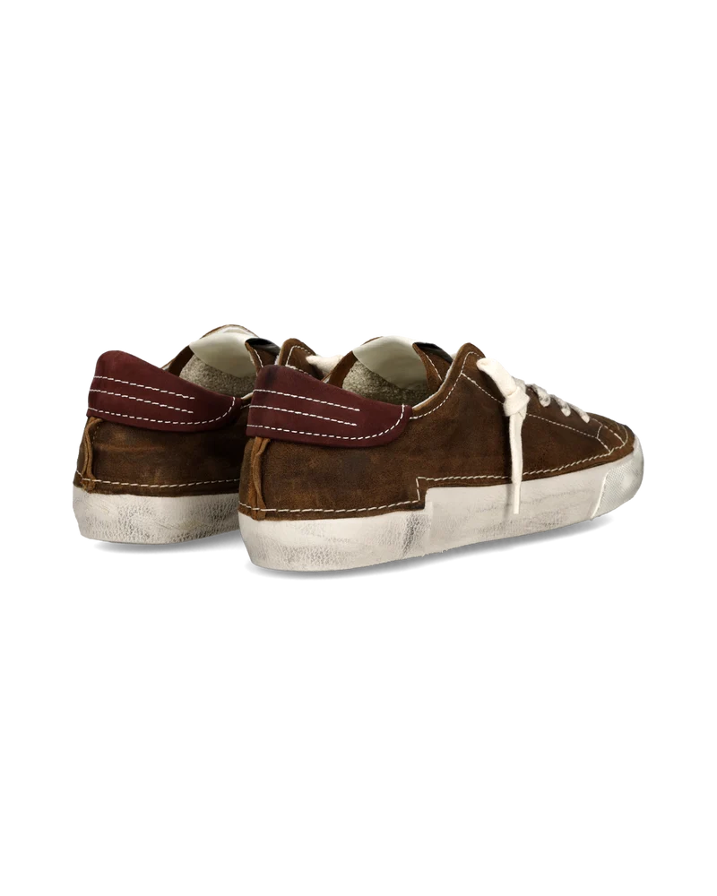Sneakers Prsx Tennis Men, Brown Burgundy