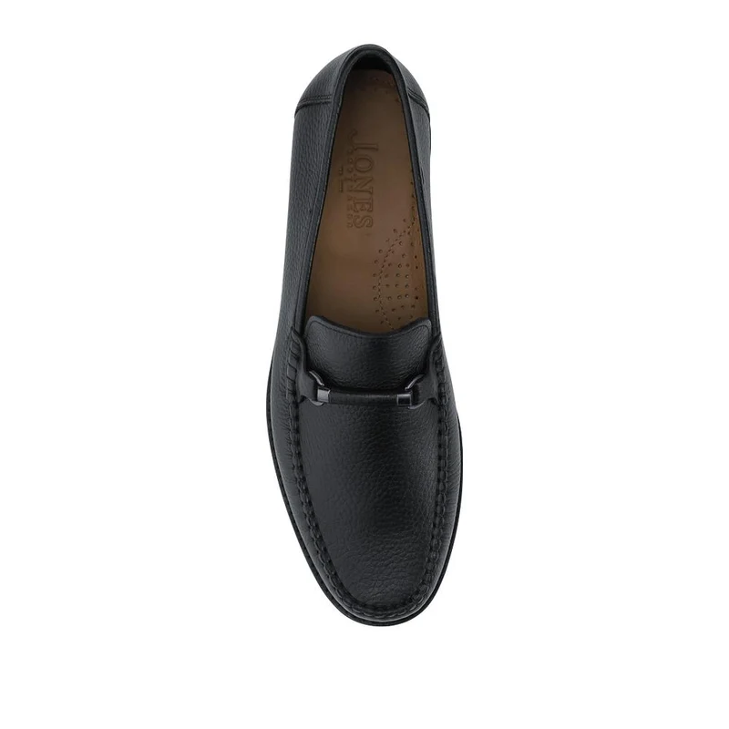 Quentin All Leather Smart Loafers - QUENTIN / 328 712 - Black Grain