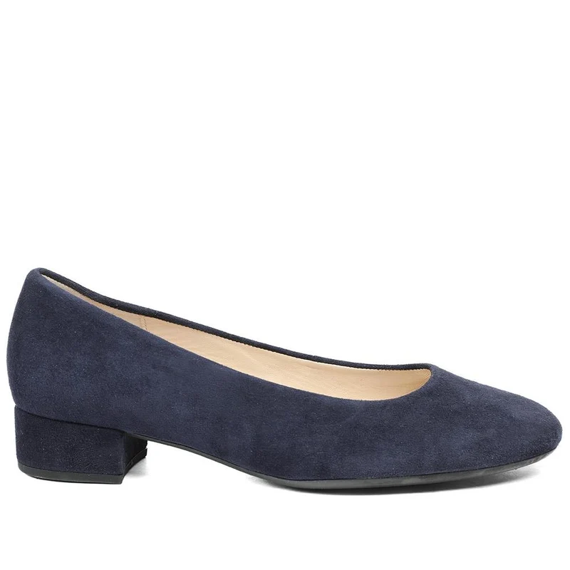 Woodall Leather Trainers - GAB37505 / 323 292 - Navy